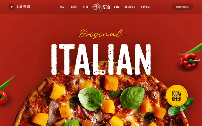 Pizzao — lauaarvuti vaade