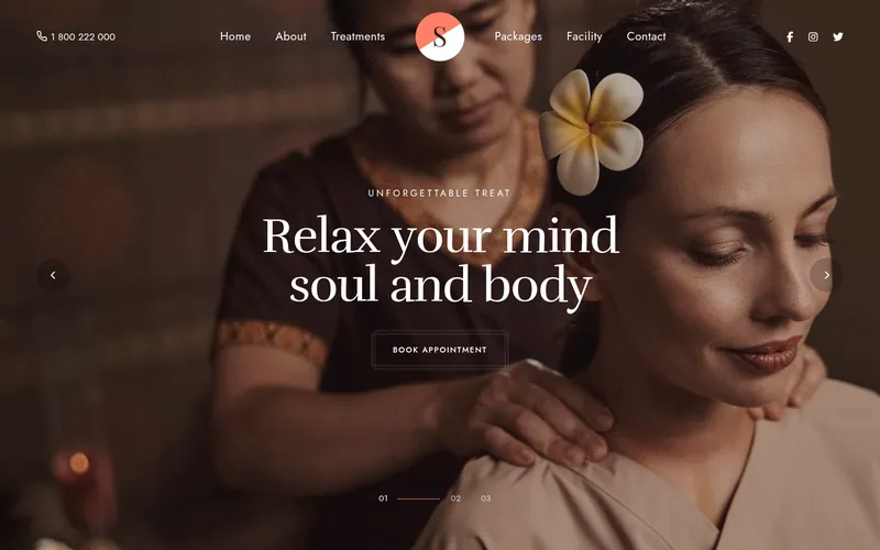 Spa Salon — lauaarvuti vaade