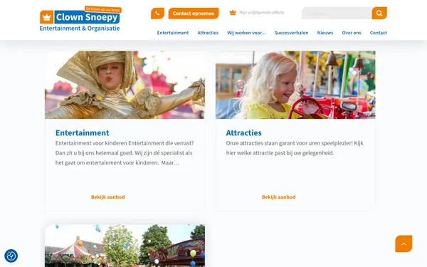 Vananenud CMS-ilt kaasaegsele WordPressile — Clownsnoepy — ekraan 1